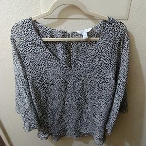 Black and White Cheetah Shirt